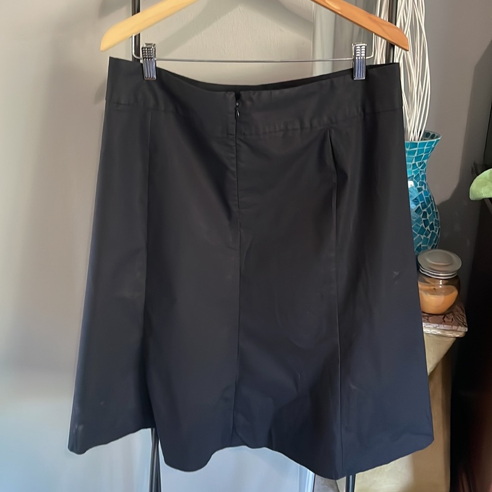 Gap Black Cotton Flared Skirt - Picture 2 of 10